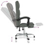 Reclining Office Chair Dark Gray A949-349764