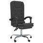 Massage Office Chair Black Velvet, Metal, Plywood Medium A949-349773