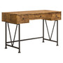 Farmhouse Rustic Home Office 3 Drawer Writing Desk Q280-CCFAJF1832