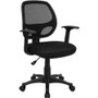 Black Mesh Mid-Back Office Chair Q280-FMBMCC5768