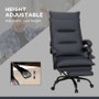 Double Padded Executive Massage Heated Office Chair Charcoal Q280-DDVFT6788