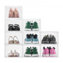 Shoe Storage Boxes, 9 Pack Clear Stackable Shoe Boxes Storage Organizers with Magnetic Door, Fit up E415-KDDQTMCXXHQK2TQOP001V0