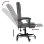 Massage Office Chair Gray A949-349775