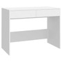 Desk White Engineered wood Standard Computer Desk Rectangular A949-809557