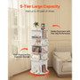 5 Tiers Rotating Shoe Rack Tower, 360?° Spinning Shoe Rack, Revolving Storage Round Carousel Displa E415-XZXJEKWDZ5CS2TKI8001V0