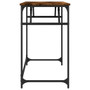 Desk Smoked oak Engineered wood 39.4x17.7x29.9 in Durable Desk A949-842268