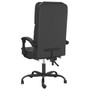 Massage Office Chair Black Faux leather, metal, plywood A949-349780