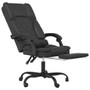 Massage Office Chair Black Faux leather, metal, plywood A949-349780