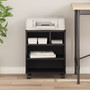 Printer Stand Black Oak 41 x 32 x 48 cm Engineered wood A949-862281