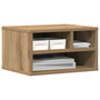Printer Stand with Storage Artisan Oak 15.75 x 12.60 x 8.86 in A949-862274