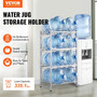 4 Tiers Water Jug Holder, 5 Gallon Water Bottle Holder, Double Row Water Bottle Rack for 8 Bottles, E415-5JLTZSSTSTZCDLTQOV0