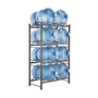 4 Tiers Water Jug Holder, 5 Gallon Water Bottle Holder, Double Row Water Bottle Rack for 8 Bottles, E415-5JLTZSSTSTZCX729CV0