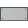 Wall-mounted Magnetic Board Black 31.5"x15.7" Tempered Glass A949-347935