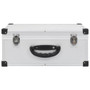 CD Case for 60 CDs Aluminum ABS Silver A949-91856