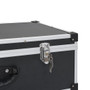 CD Case for 80 CDs Aluminum ABS Black A949-91855