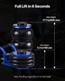 Air Jack, 3 Ton/6613 lbs Triple Bag Air Jack, Airbag with Six Steel Pipes, Lift Up to 17.7 inch/450 E415-QNQJDLSSTS3TYUQGF001V0