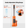 Hydraulic Bottle Jack, 10 Ton (22046 lbs) Capacity, 9.3-18.5 Inch Lifting Range, Heavy Duty Welded  E415-SDPSQJD10TZJBTEZP001V0