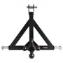 3 Point Trailer Hitch 2 in Receiver, 3pt Quick Hitch Attachment with 3 Trailer Balls, Tractor Tow D E415-SJXJSQDKSXTQ3L0DH001V0
