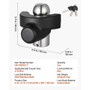 Trailer Hitch Lock, Compatible with 2-5/16 in Couplers, Heavy-Duty Anti-Theft Trailer Ball Lock wit E415-SPSOHSCX25164V9WR001V0