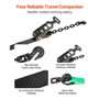 Wheel Chock Tie-Down Kit, Tire-Style Tow Dolly Strap, Car Tie Down Kit with Heavy-Duty Hook, Break  E415-CLJGTJ2LTXZXMFDY9001V0