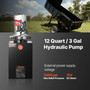 12 Quart Hydraulic Power Unit, Double Acting Dump Trailer Pump, 3200 PSI Max Relief Pressure & 0.91 E415-12VSZYFXJSYXGNVP0001V9