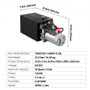 12 Quart Hydraulic Power Unit, Double Acting Dump Trailer Pump, 3200 PSI Max Relief Pressure & 0.91 E415-12VSZYFXJSYXGNVP0001V9