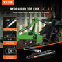 Hydraulic Top Link Cat.1-1 (8-1/4 in, 18-1/8~26-3/8 in ), Hydraulic Cylinder with 2 Hoses & G3/8" C E415-DLGYYGL814IN62VMZV0