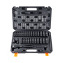 1/2" Drive Impact Socket Set, 33 Piece Socket Set SAE 3/8"-1" and Metric 10-24mm, 6 Point Cr-V Allo E415-CJT12SAECRV33R6O6V0
