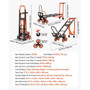 3 in 1 Industrial Convertible Stair Climbing Cart, 770 lbs Max Load, Folding Hand Truck Dolly with