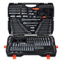 Mechanics Tool Set, 308-Piece Mechanic Tool Kit, 1/4 in, 3/8 in, and 1/2 in Drive, SAE and Metric S E415-SDJXGJTZ308P181YC001V0