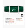 Welding Screen with Frame, 3-Panel 6 x 8 FT Welding Curtain Screen, Flame-Resistant Vinyl Safety Pr E415-SMPF68FTYKJL3GT47001V0