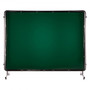 Welding Screen with Frame, 3-Panel 6 x 8 FT Welding Curtain Screen, Flame-Resistant Vinyl Safety Pr E415-SMPF68FTYKJL3GT47001V0