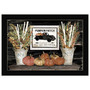 Pumpkin Patch Still Life 1 Black Framed Print Wall Art N270-415867