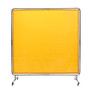 Welding Screen with Frame, 6' x 6' Welding Curtain Screen, Flame-Resistant Vinyl Welding Protection E415-DMSHJPF6X6YCWE2S4V0
