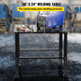 Welding Table 36" x 24", 800LBS Capacity Welding Workbench Table, Heavy-Duty Work Bench with 0.63"  E415-GDXHZ800LB36HJ2L5V0