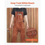 Leather Welding Apron Split Leg, Heavy Duty Cowhide Flame Resistant Welding Pants for Men Women, He E415-FTWQFTWQNPFRF0HUL001V0