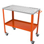 36" x 18" Welding Table, 1200lbs Load Capacity Steel Welding Workbench Table on Wheels, Portable Wo E415-KYDHZW1200LB3M6A7V0