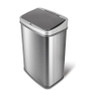 Grey 13-Gallon Stainless Steel Kitchen Trash Can with Motion Sensor Lid Q280-GRWQ7134