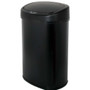 Black 13-Gallon Kitchen Trash Can with Touch Free Motion Sensor Lid Q280-BTC428397415