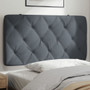 Headboard Cushion Dark grey Velvet (100% polyester) 40.2 in A949-374715