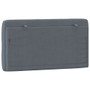 Headboard Cushion Dark grey Velvet (100% polyester) 40.2 in A949-374715