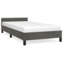 Bed Frame With Headboard Dark Grey A949-347598