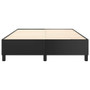Bed Frame Black Faux Leather, Plywood, Engineered Wood Queen A949-3121077