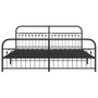 Bed Frame Black Steel Full Bed Frame Rectangular Modern A949-376624