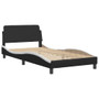 Bed Frame Black and White A949-3208035