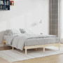 Bed Frame Natural wood Solid pine wood King Durable Bed Frame A949-822460