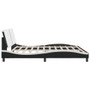 Bed Frame Black and White A949-3208226