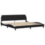 Bed Frame Black and White A949-3208226