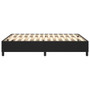 Bed Frame Black Faux leather, plywood, engineered wood Double A949-3121075