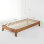 Twin size Modern Solid Wood Platform Bed Frame in Natural Q280-TMPBCE15298761